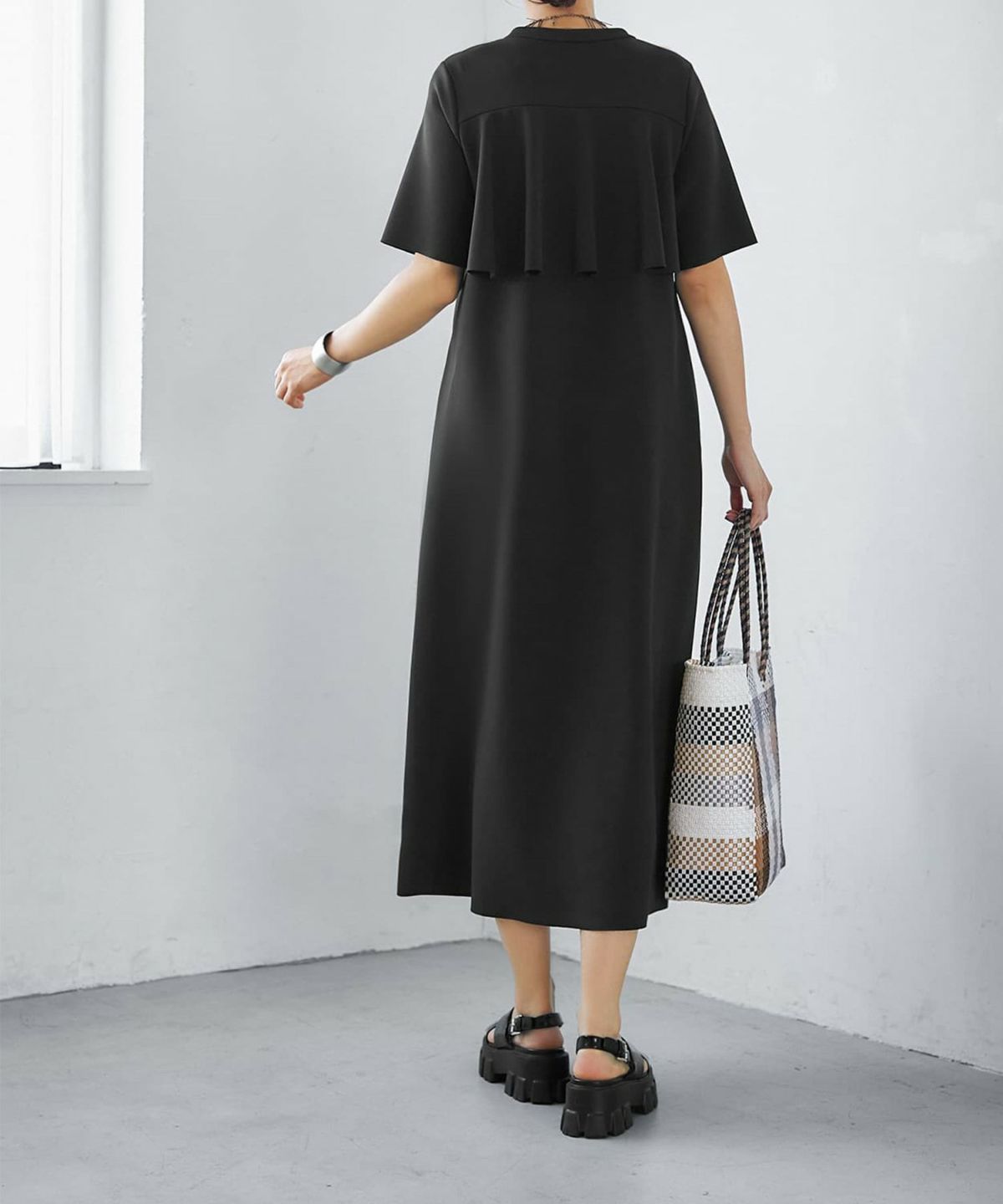 着用イメージ 166cm 02サイズ ブラック