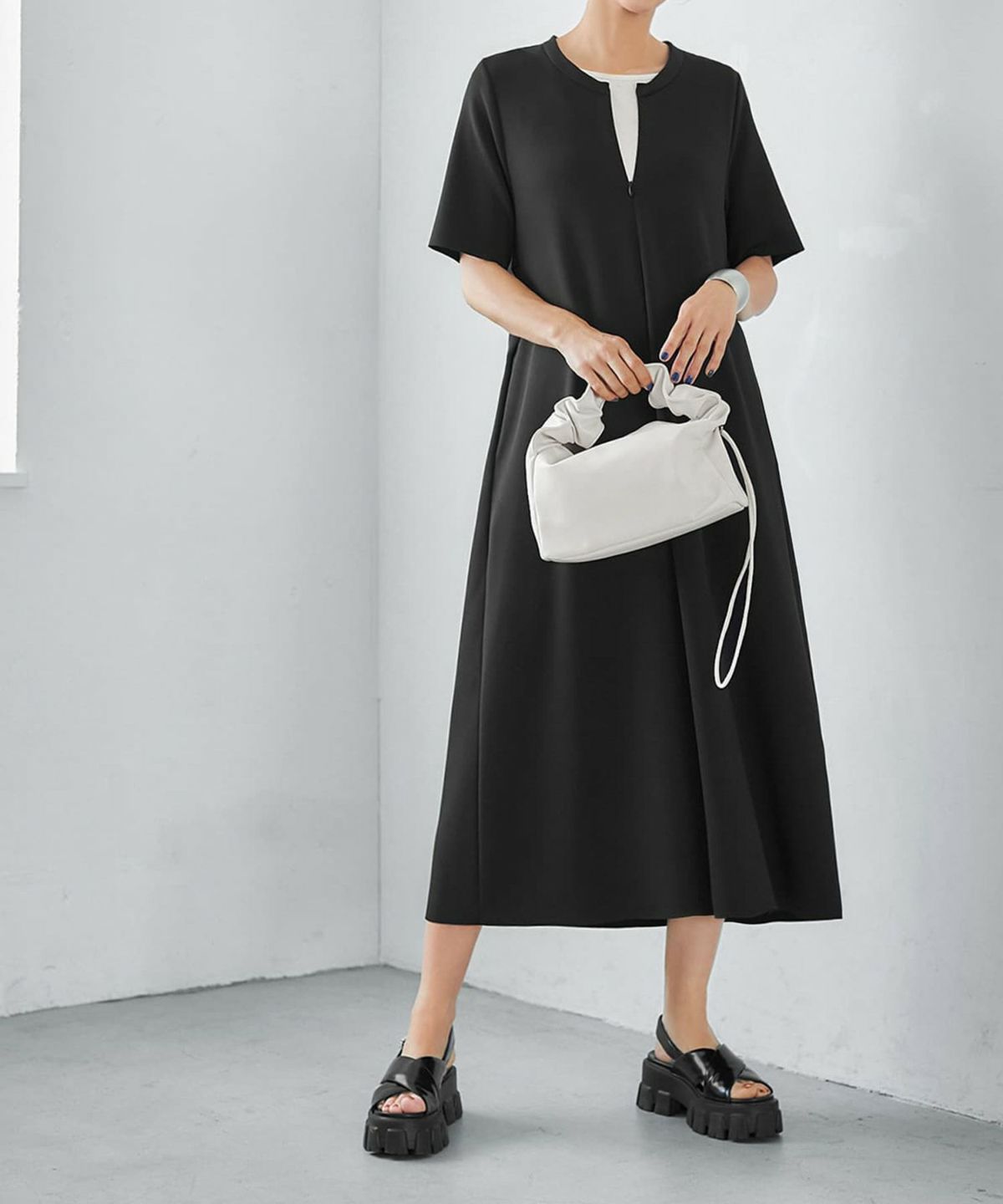 着用イメージ 166cm 02サイズ ブラック