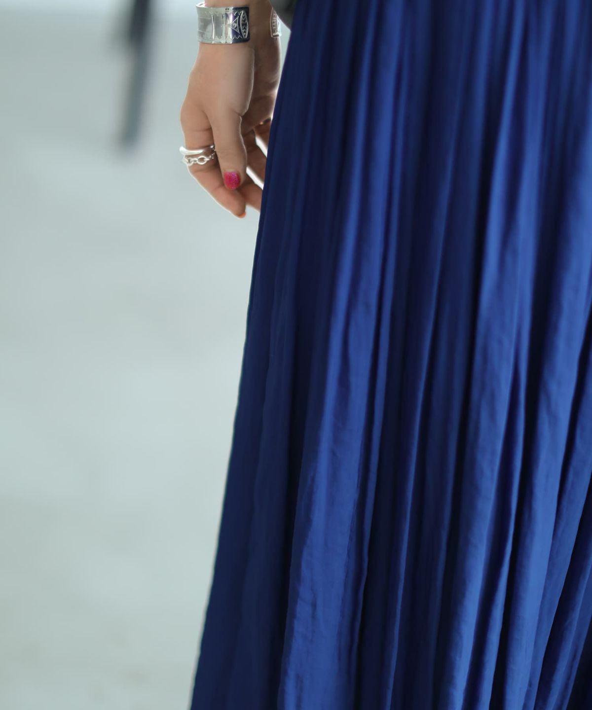 着用イメージ 153cm ブルー Sサイズ