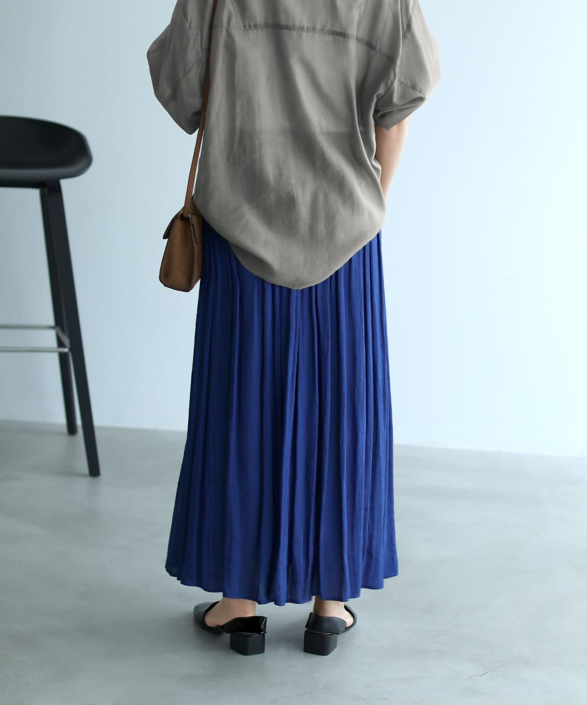着用イメージ 153cm ブルー Sサイズ