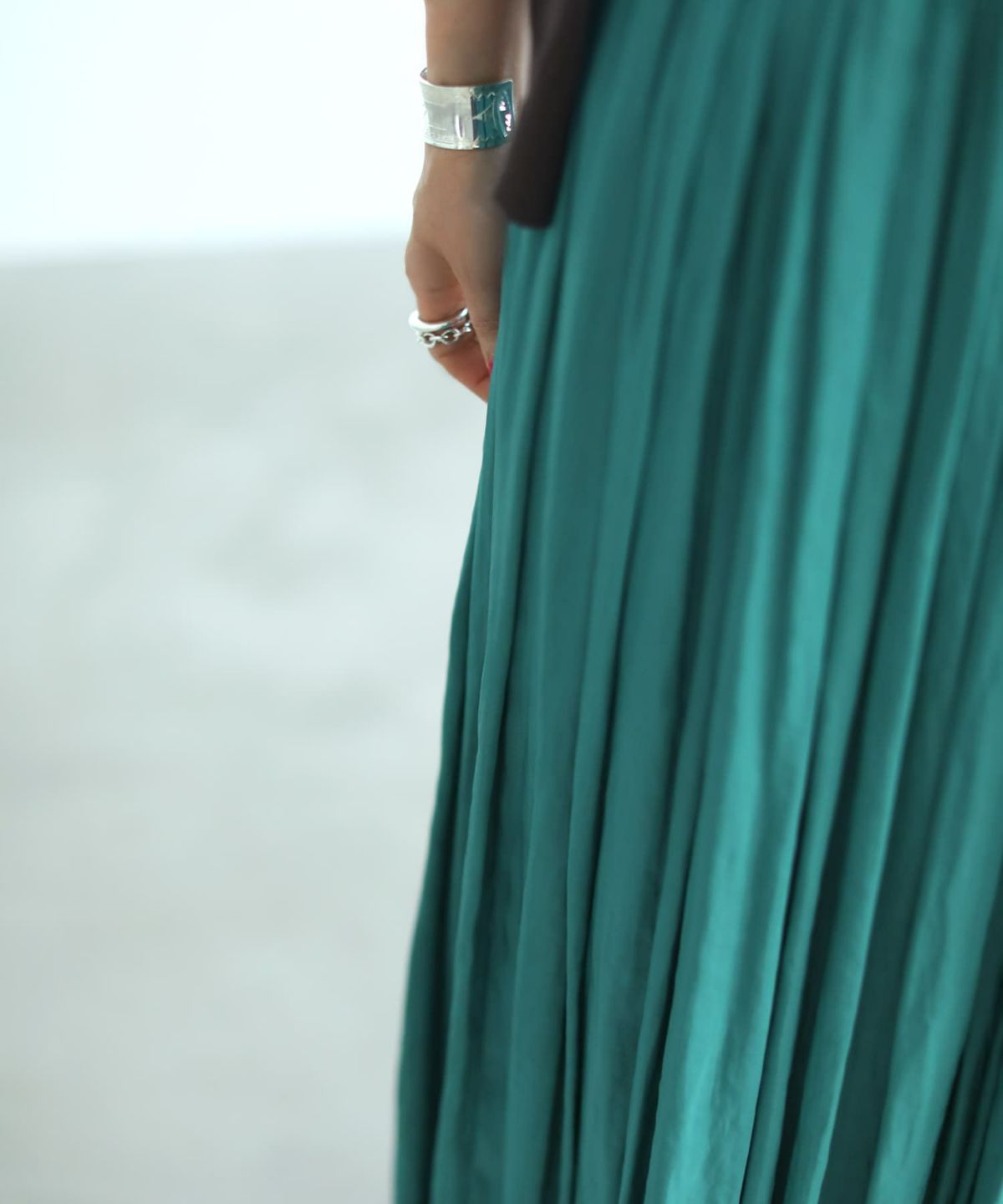 着用イメージ 153cm シーグリーン Sサイズ