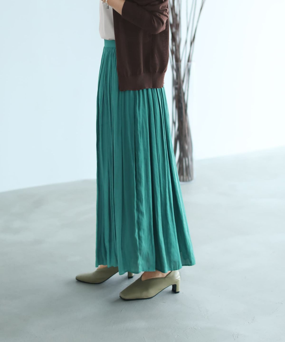 着用イメージ 153cm シーグリーン Sサイズ