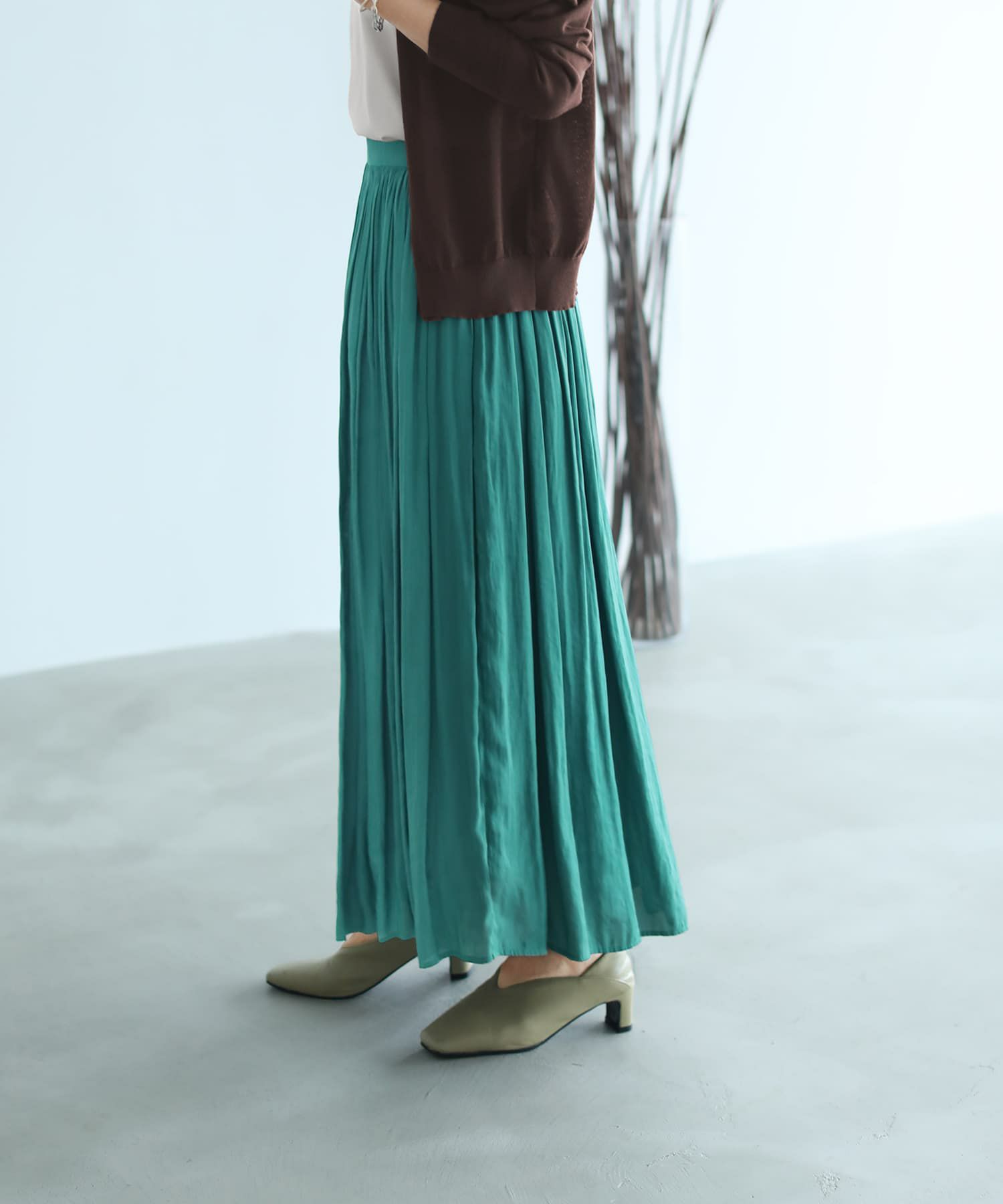 着用イメージ 153cm シーグリーン Sサイズ