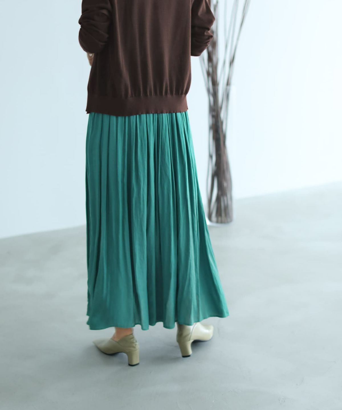 着用イメージ 153cm シーグリーン Sサイズ