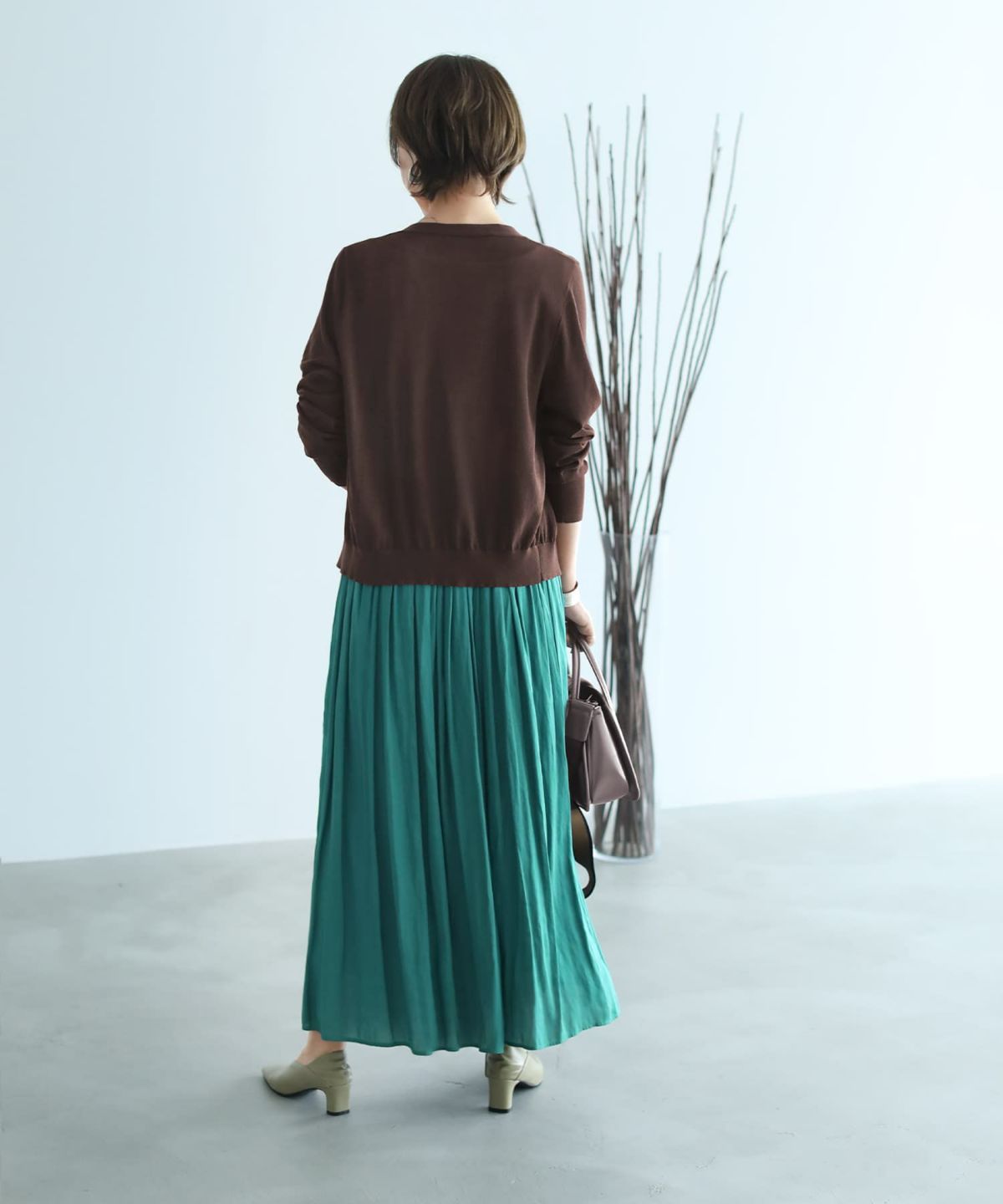 着用イメージ 153cm シーグリーン Sサイズ