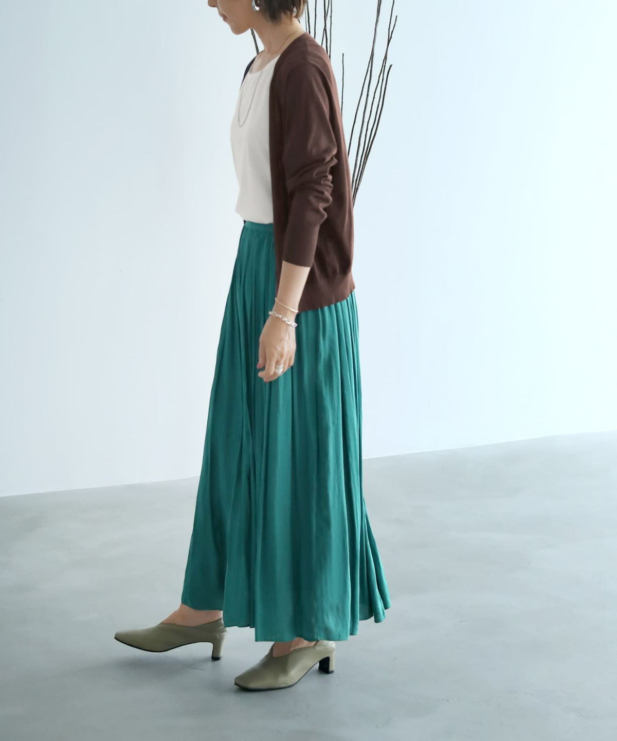 着用イメージ 153cm シーグリーン Sサイズ