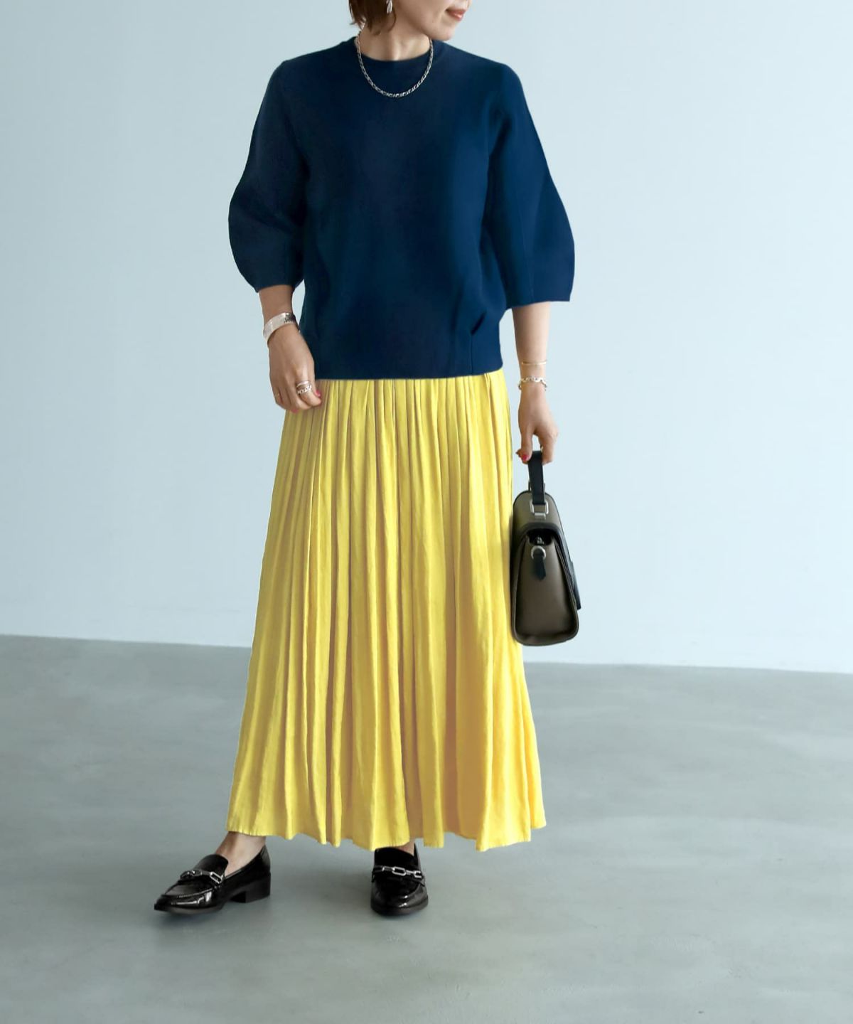 着用イメージ 153cm イエロー Sサイズ