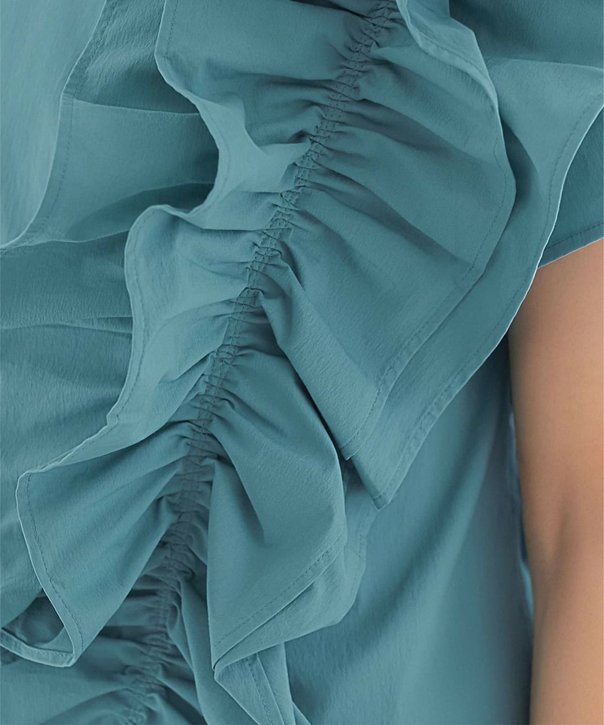 着用イメージ 166cm 02サイズ ターコイズ