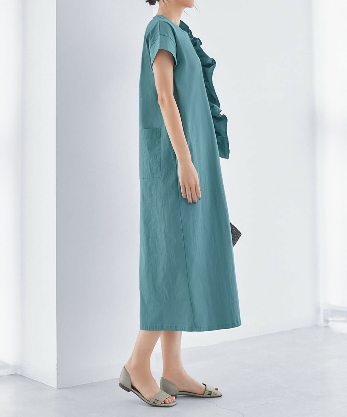 着用イメージ 166cm 02サイズ ターコイズ