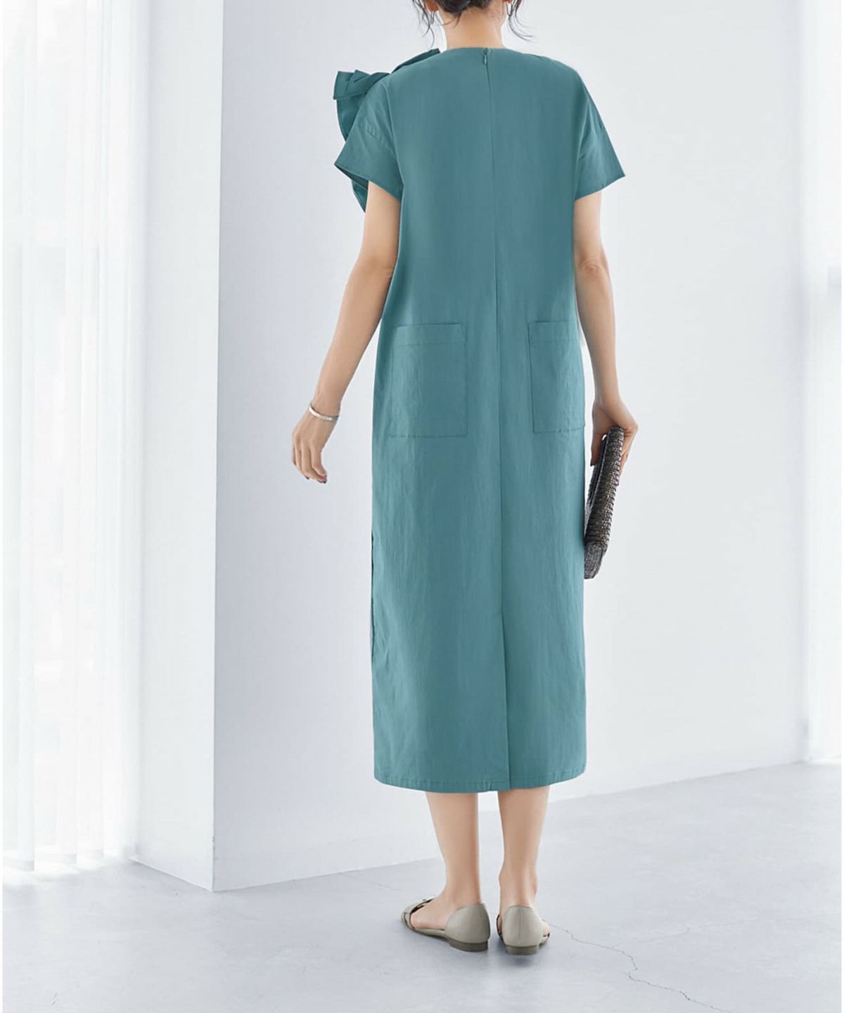 着用イメージ 166cm 02サイズ ターコイズ