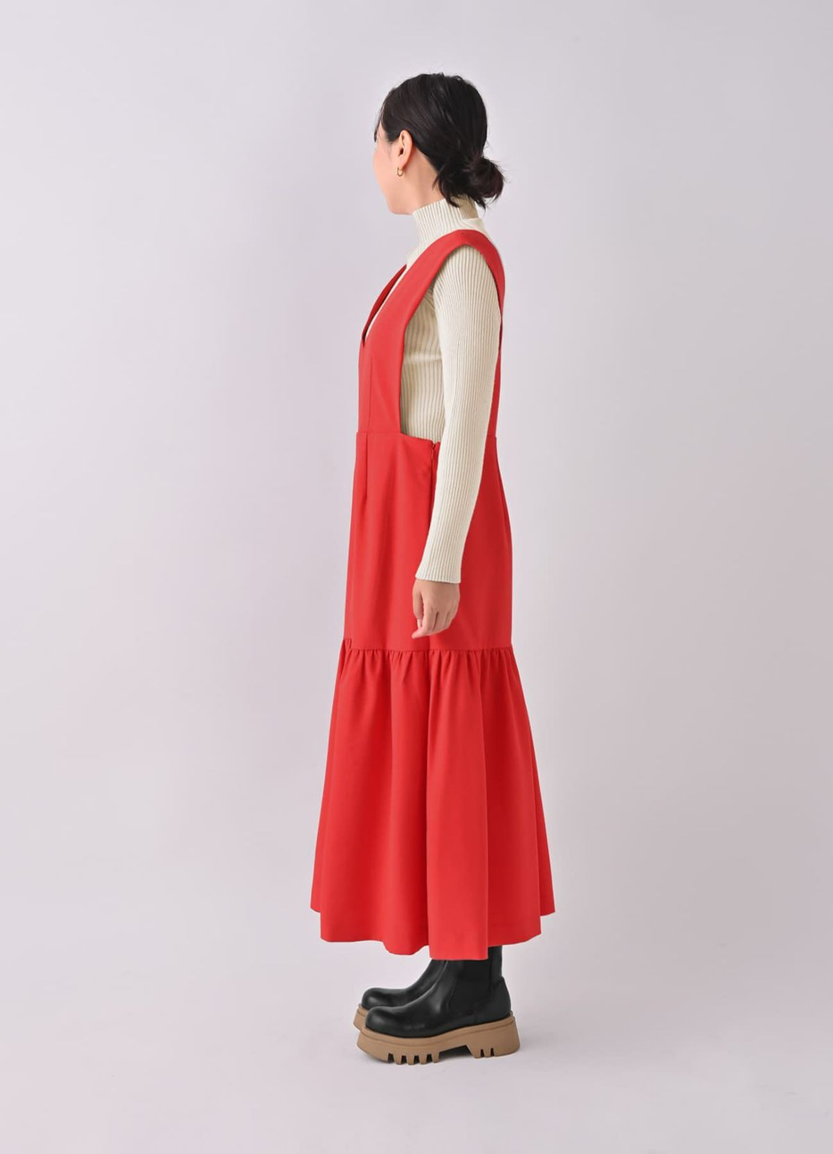 着用イメージ 156cm 着用サイズ 01 レッド