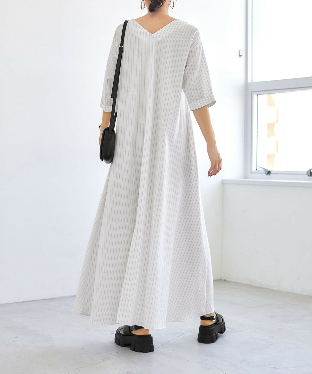 着用イメージ 166cm 02サイズ アイボリー