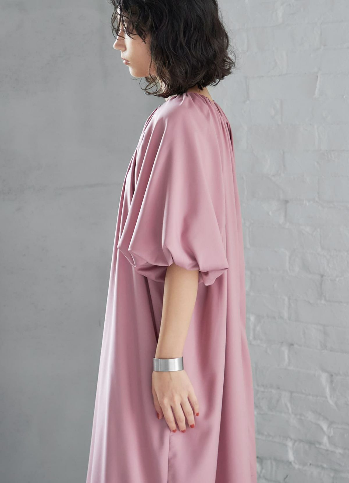 着用イメージ 167cm ピンク