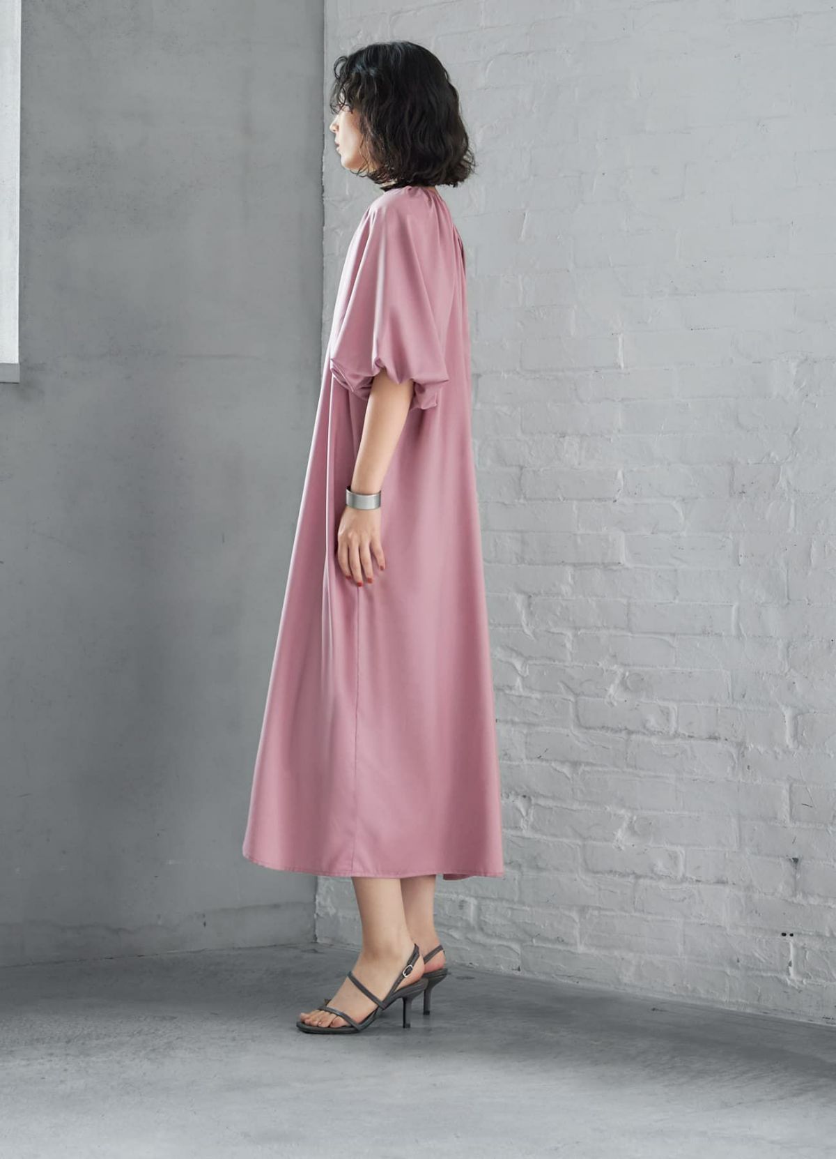 着用イメージ 167cm ピンク