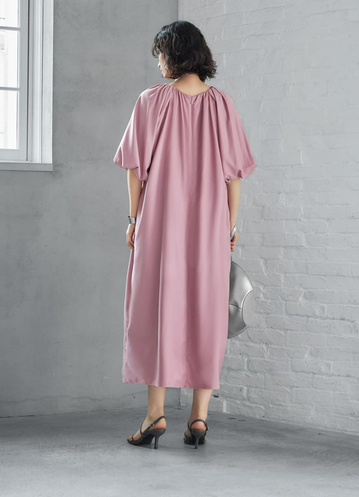 着用イメージ 167cm ピンク
