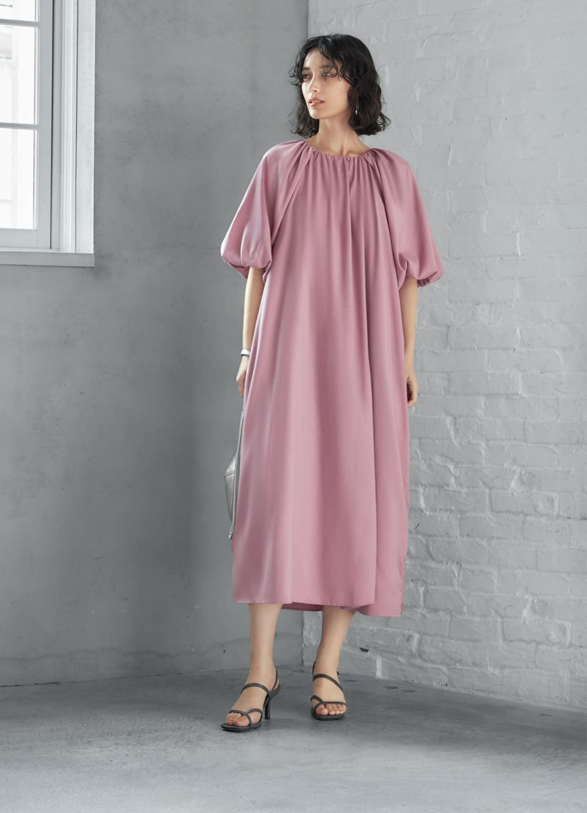 着用イメージ 167cm ピンク