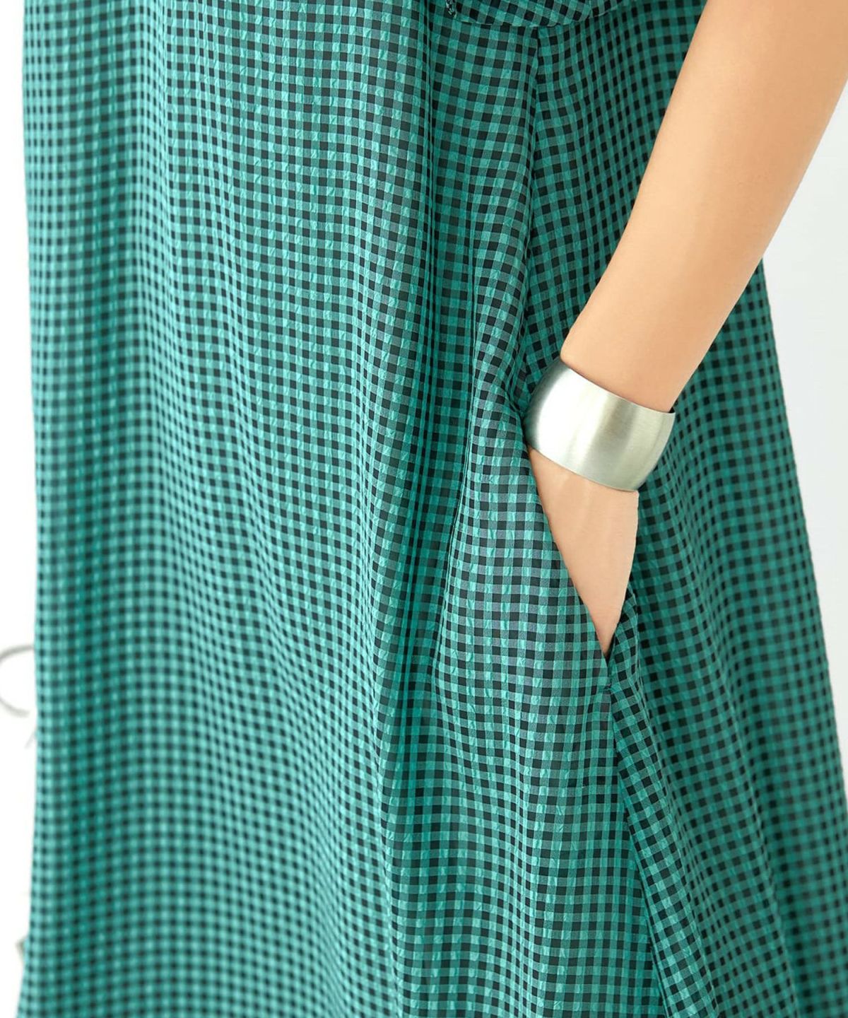 着用イメージ 166cm 着用サイズ 02 グリーン