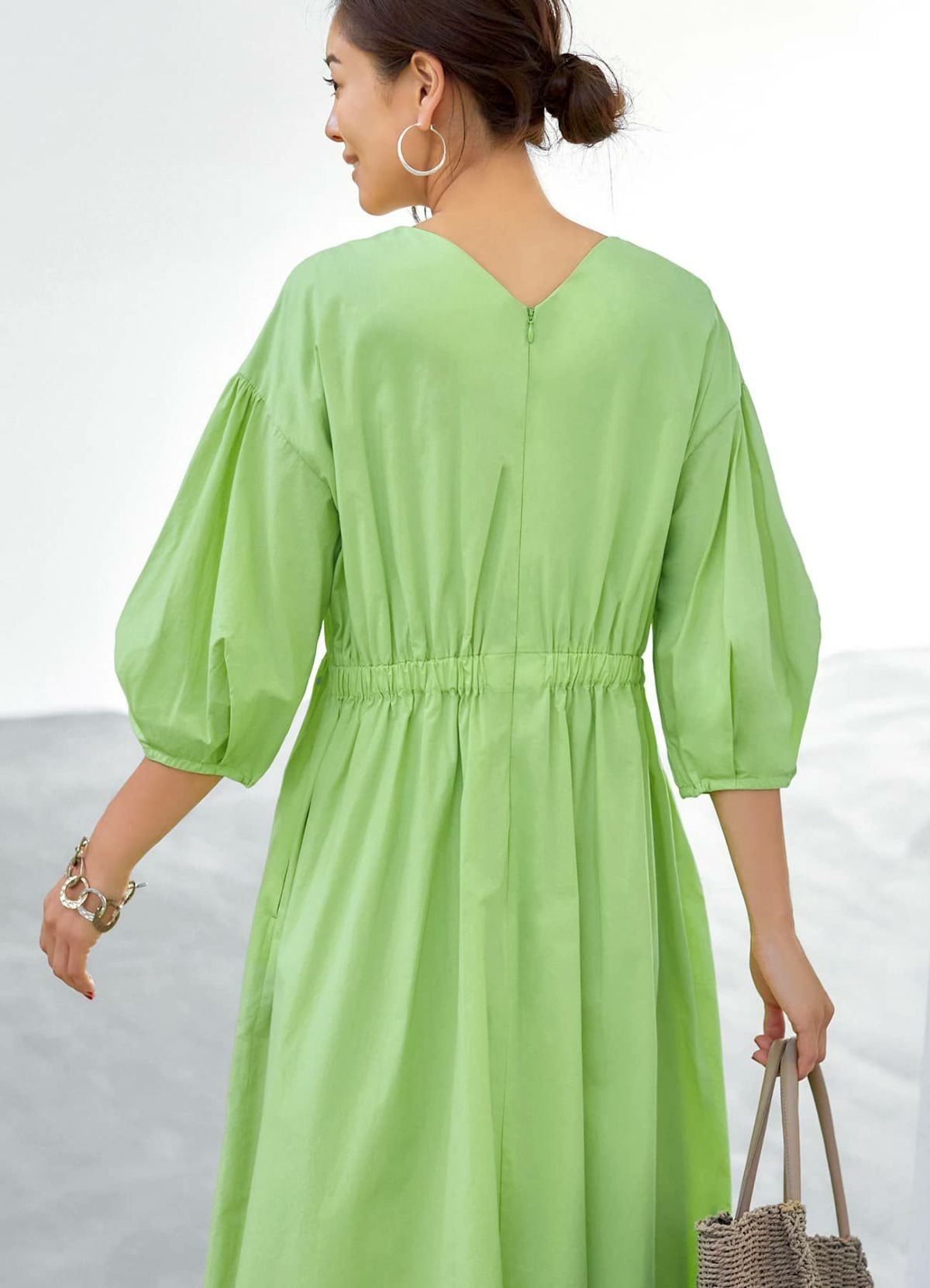 着用イメージ 166cm 着用サイズ 02  ライムイエロー