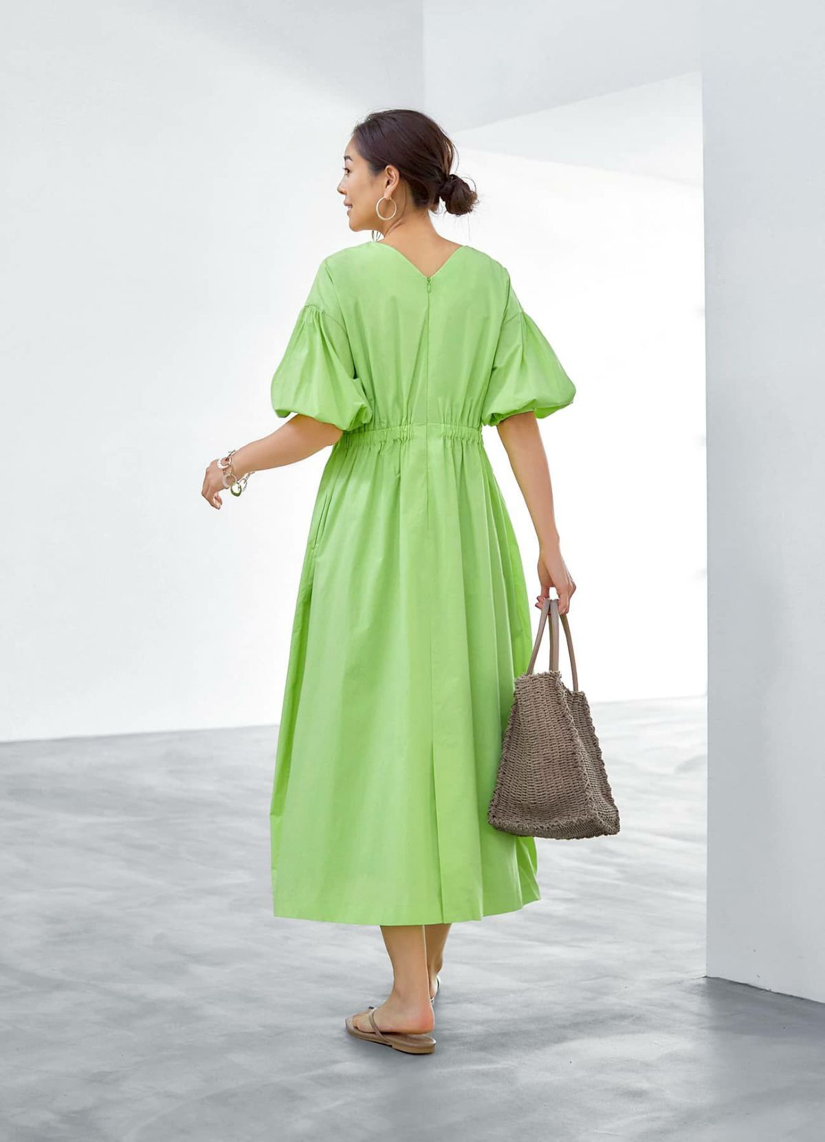 着用イメージ 166cm 着用サイズ 02  ライムイエロー