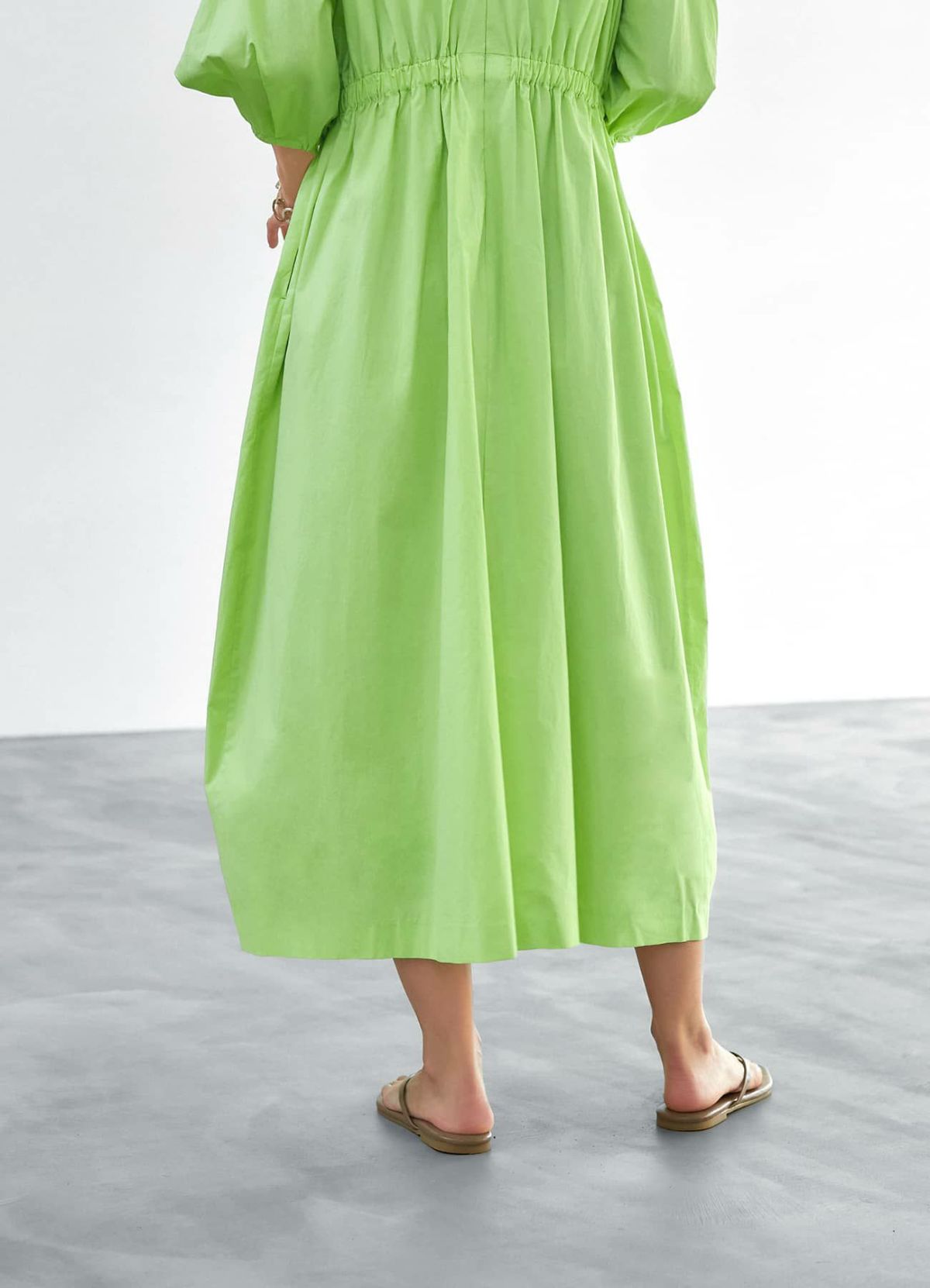 着用イメージ 166cm 着用サイズ 02  ライムイエロー