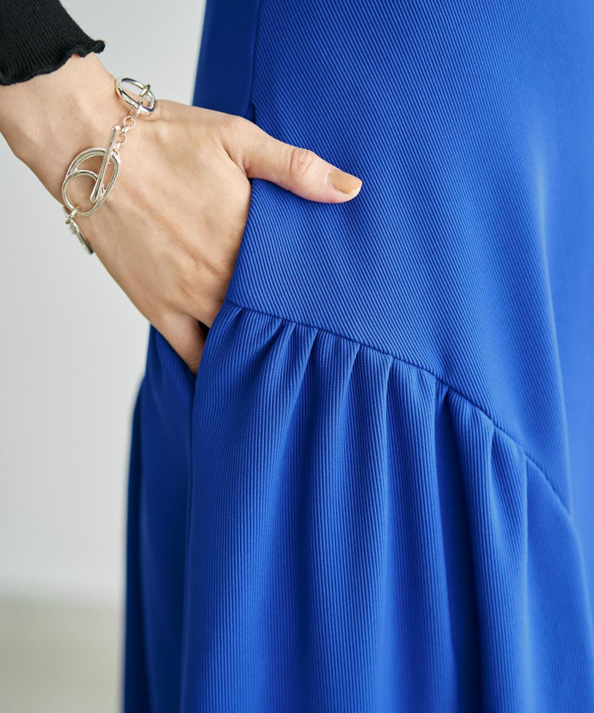 着用イメージ 166cm ブルー 02サイズ