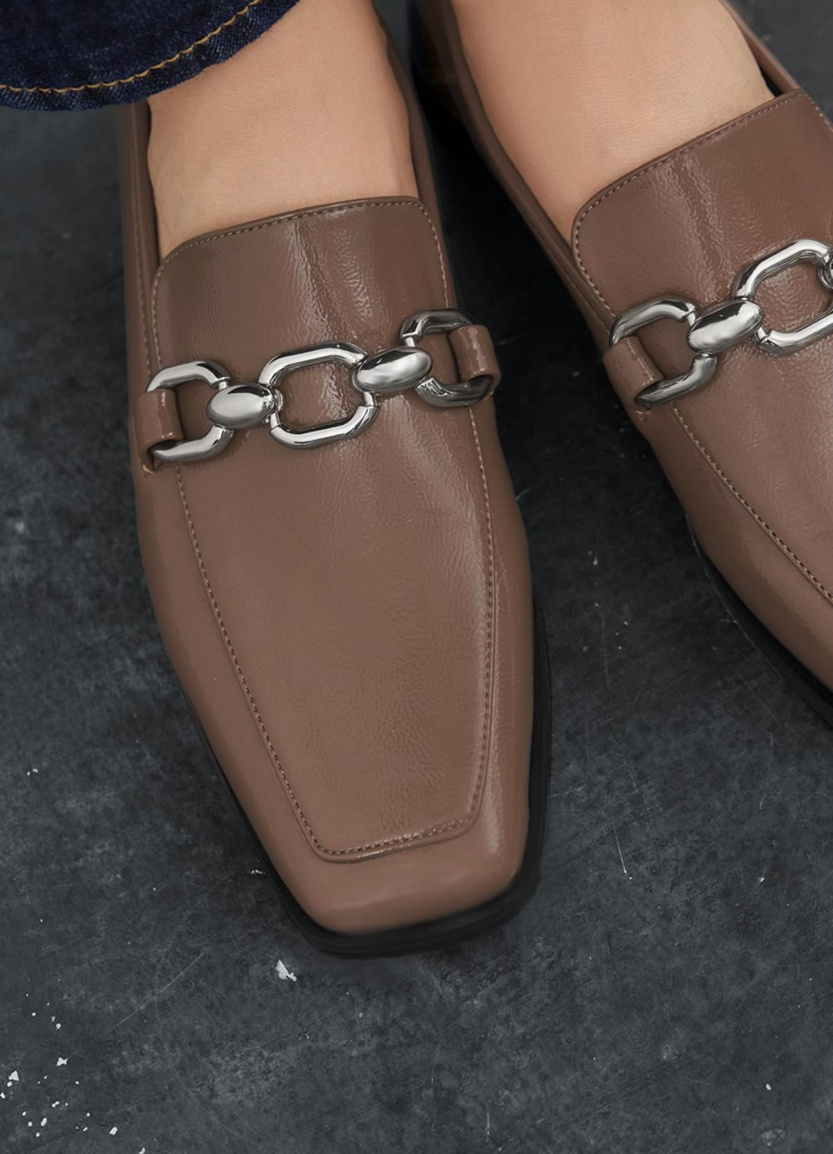 着用イメージ 173cm モカベージュ