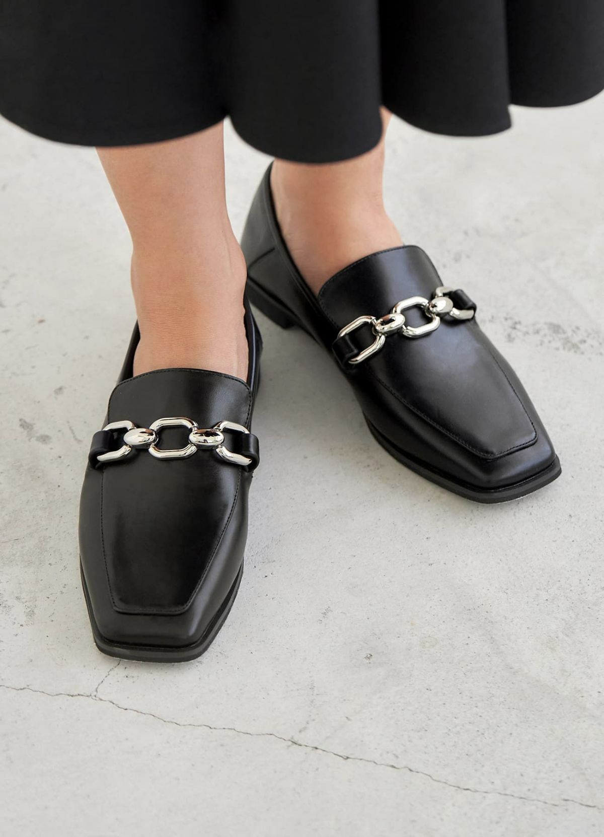 着用イメージ 166cm ブラック