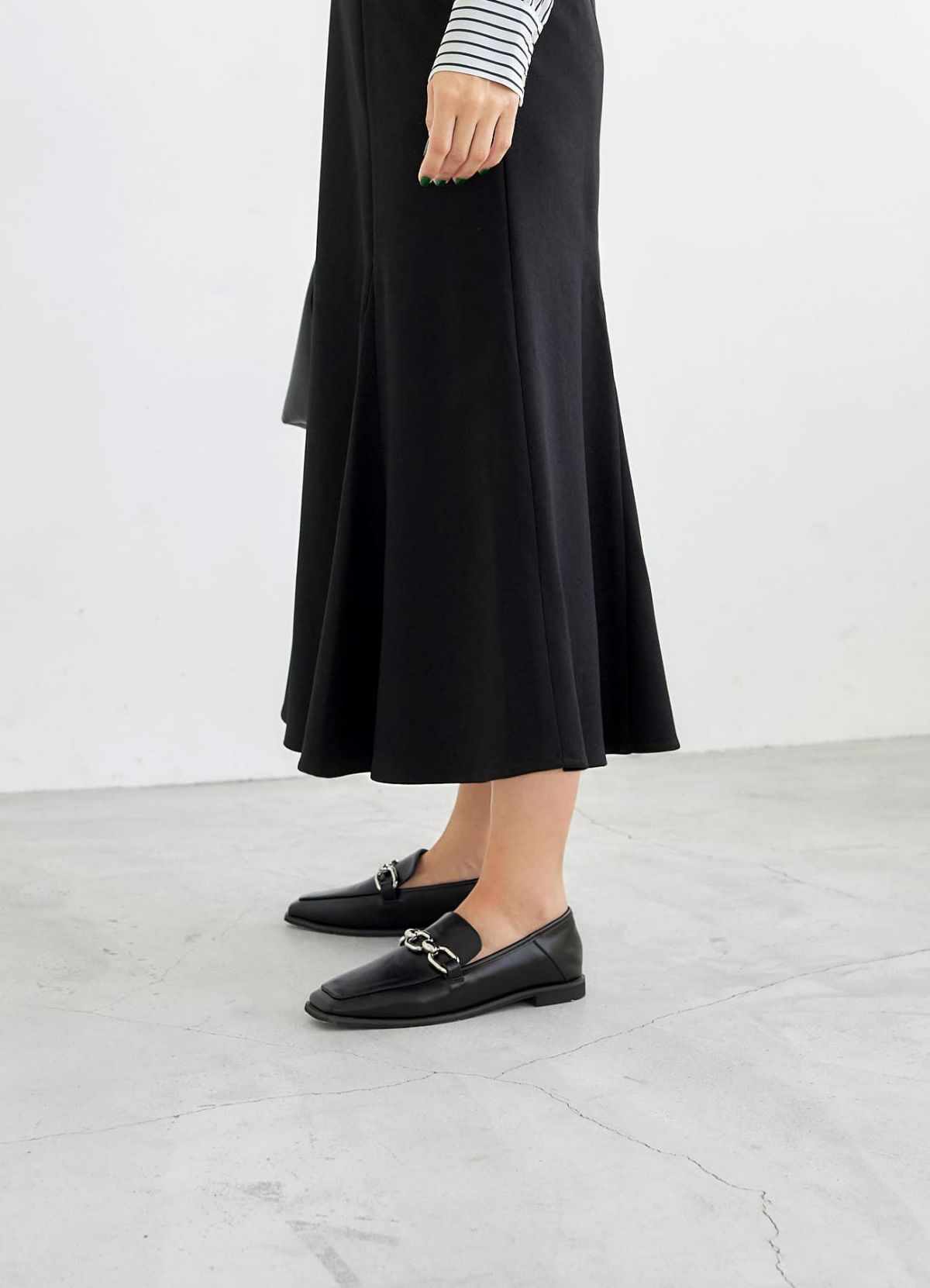 着用イメージ 166cm ブラック