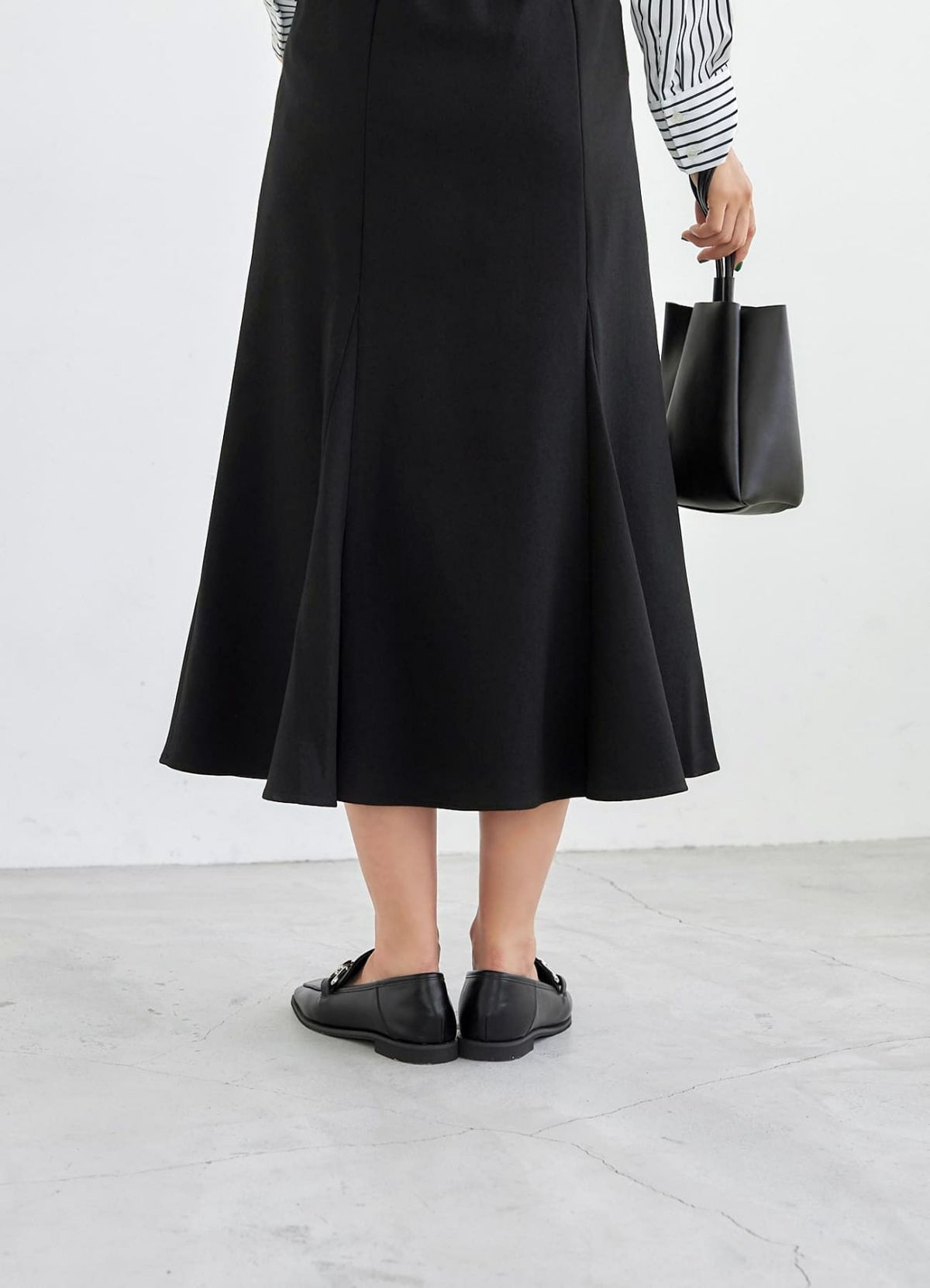 着用イメージ 166cm ブラック