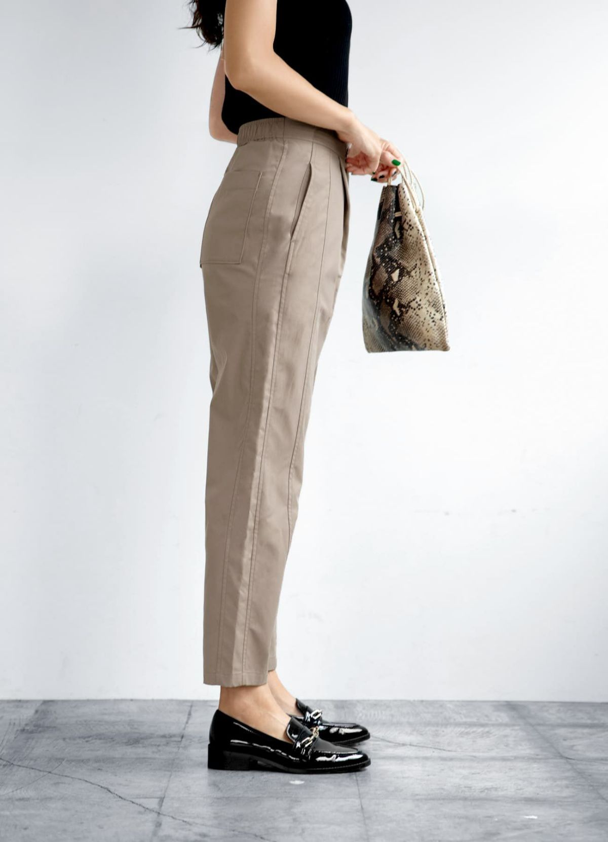 着用イメージ 157cm 着用サイズ S 　ベージュ