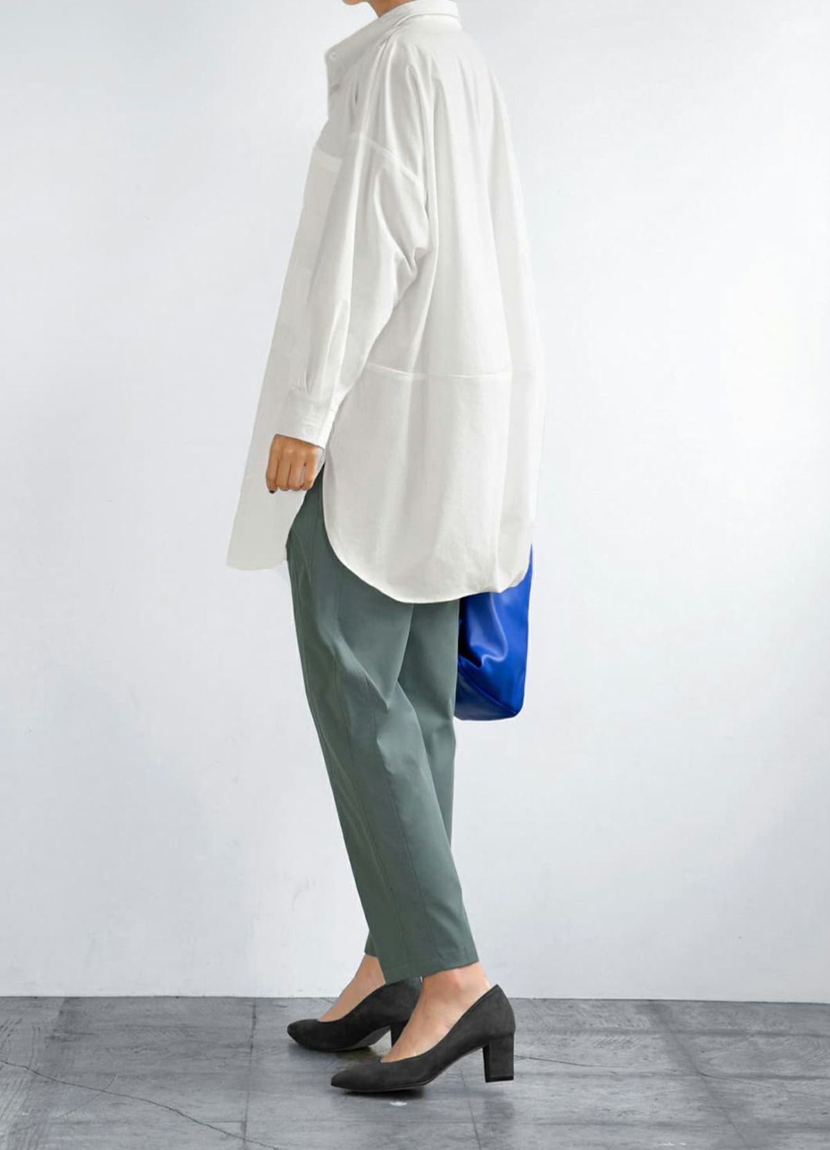 着用イメージ 157cm 着用サイズ S 　カーキ