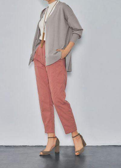 OUTLET】ワーク風切替ラインタックパンツ | おしゃれな大人レディース