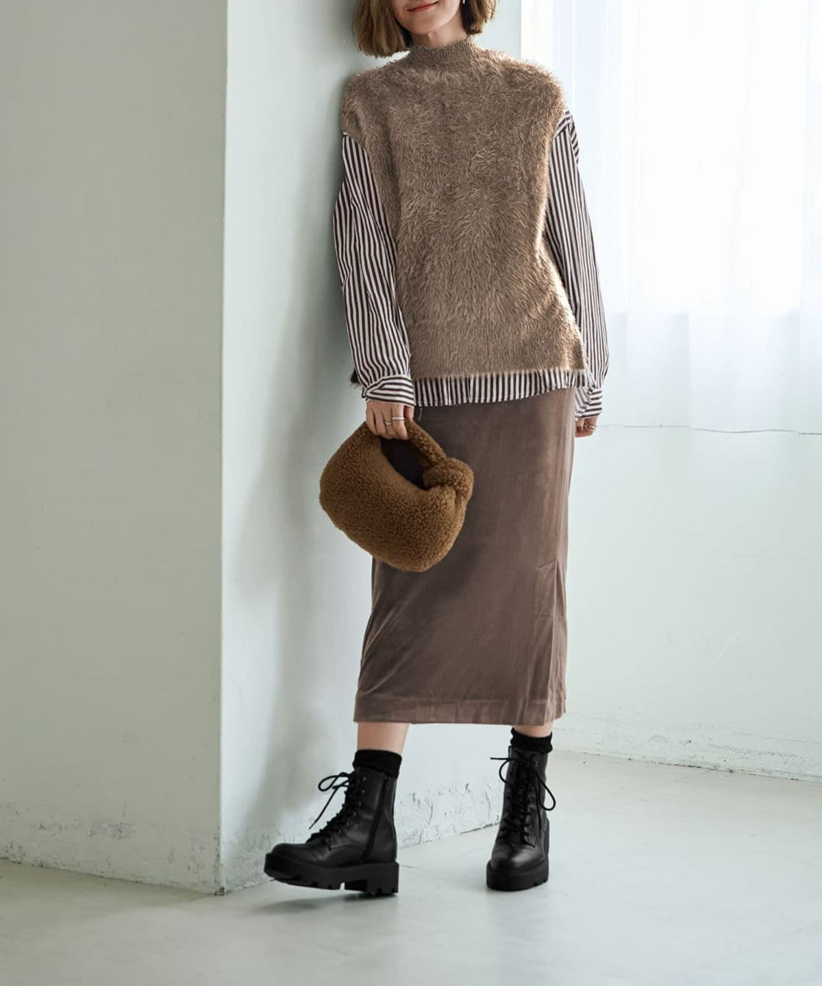 着用イメージ 168cm トープ