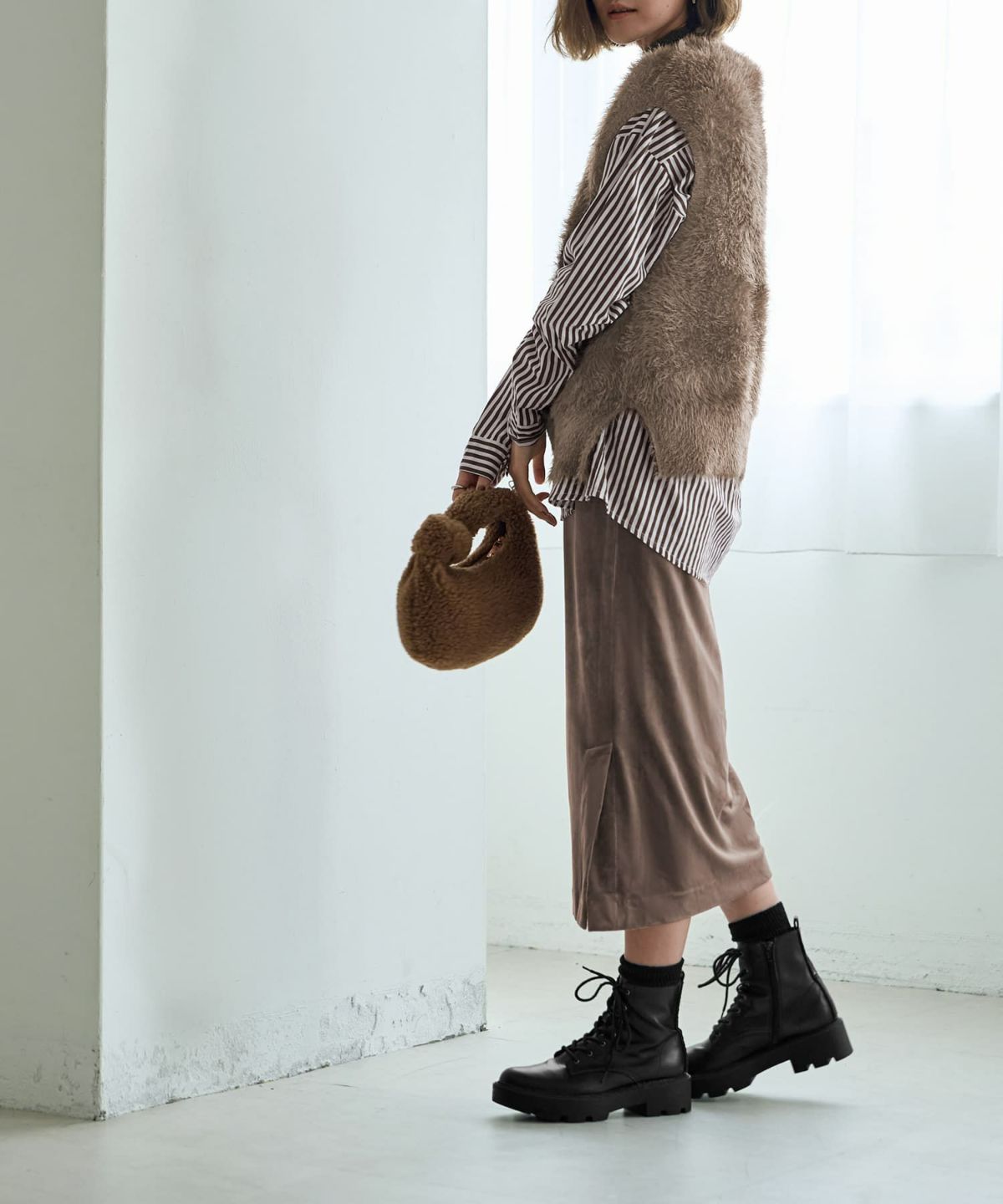 着用イメージ 168cm トープ