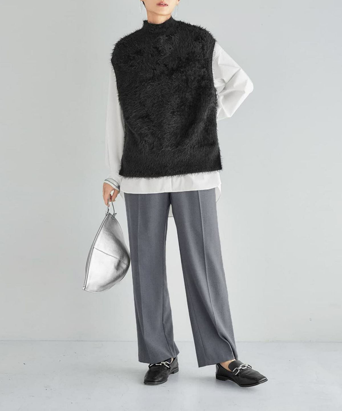 着用イメージ 165cm ブラック