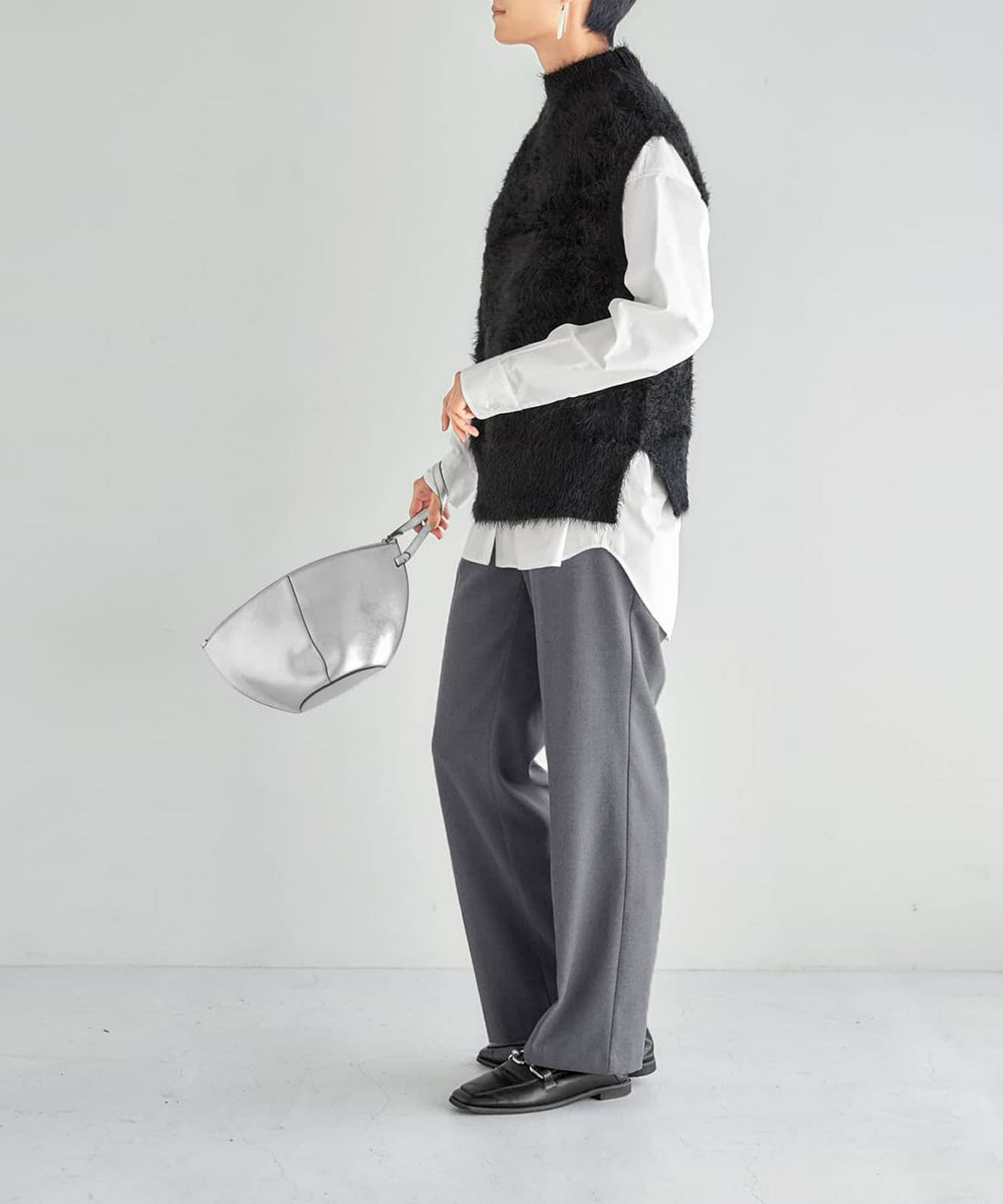 着用イメージ 165cm ブラック