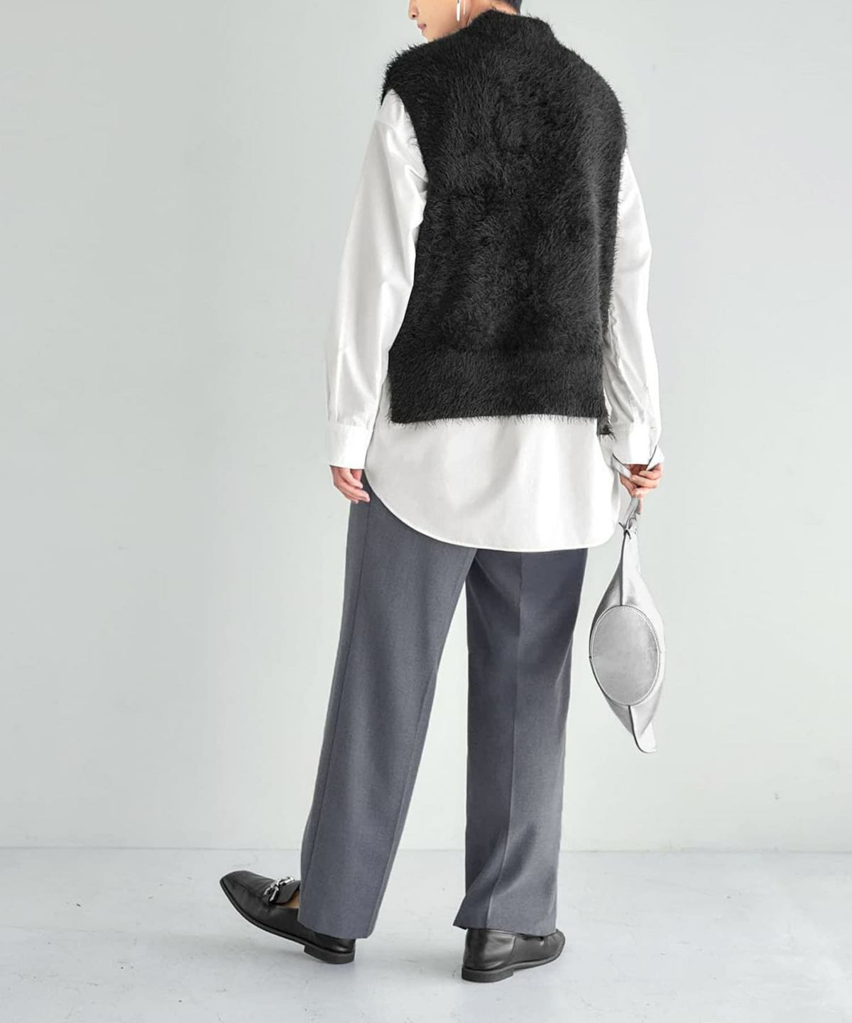 着用イメージ 165cm ブラック