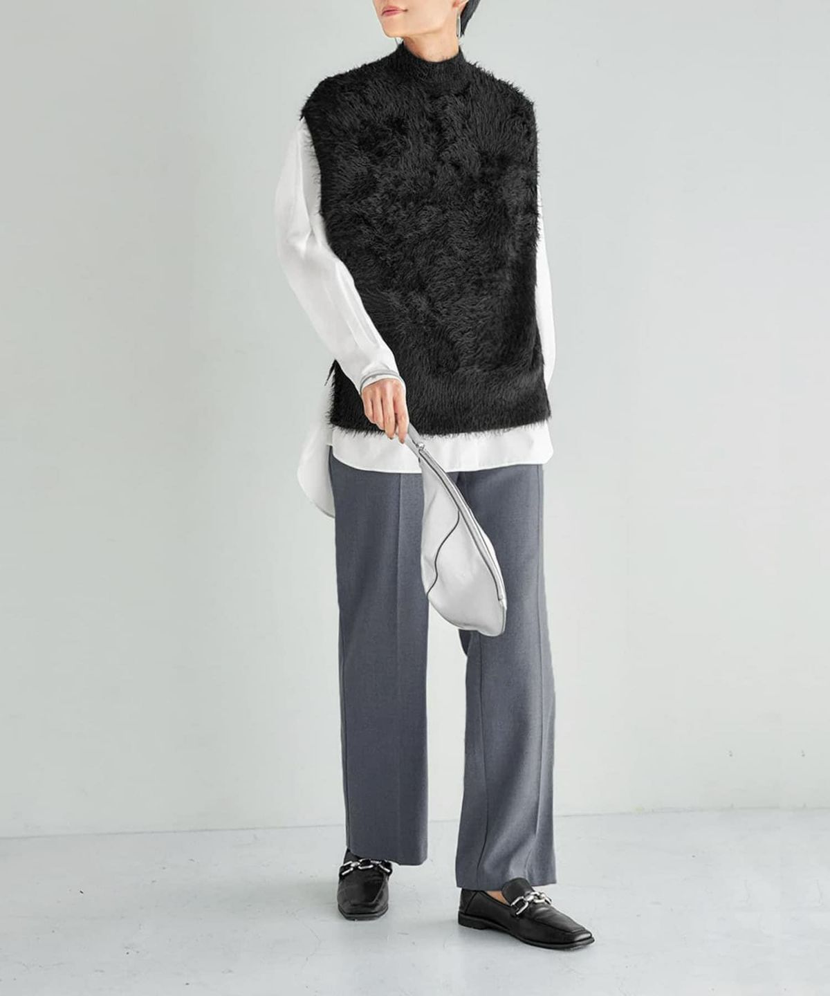 着用イメージ 165cm ブラック