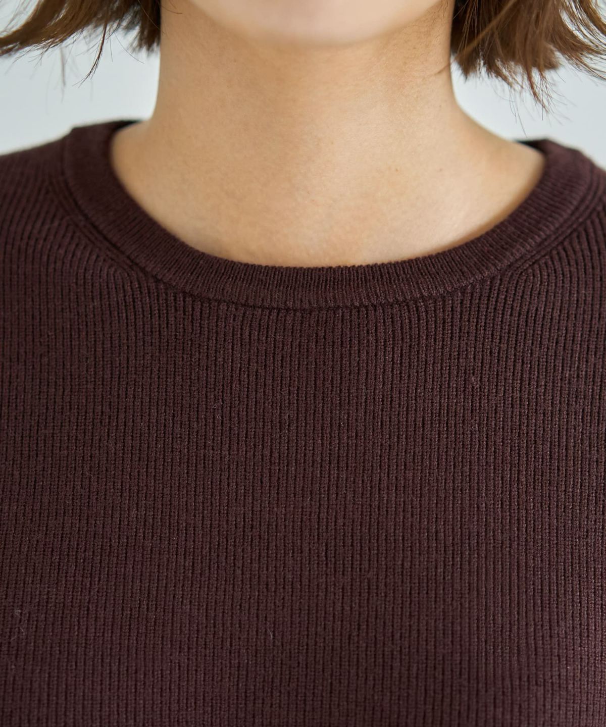 着用イメージ 167cm ダークブラウン