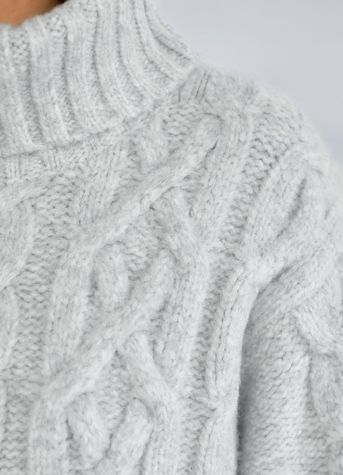 着用イメージ 166cm ライトグレー