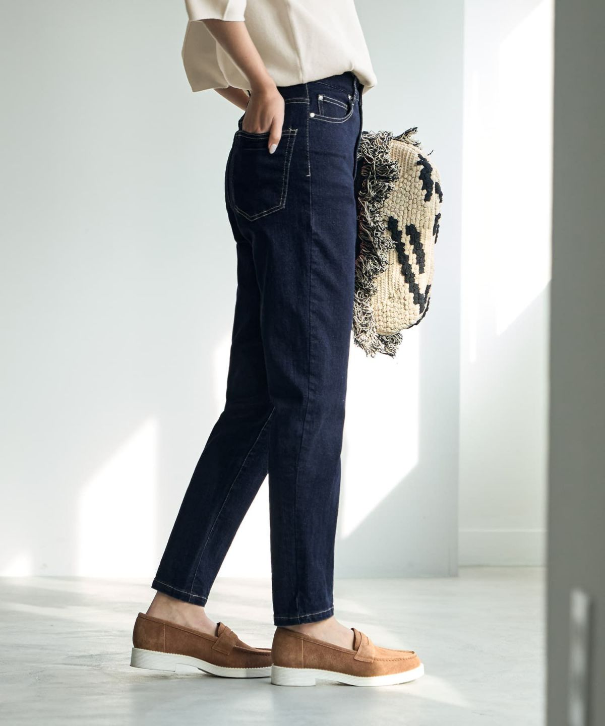 着用イメージ 168cm Sサイズ ネイビー