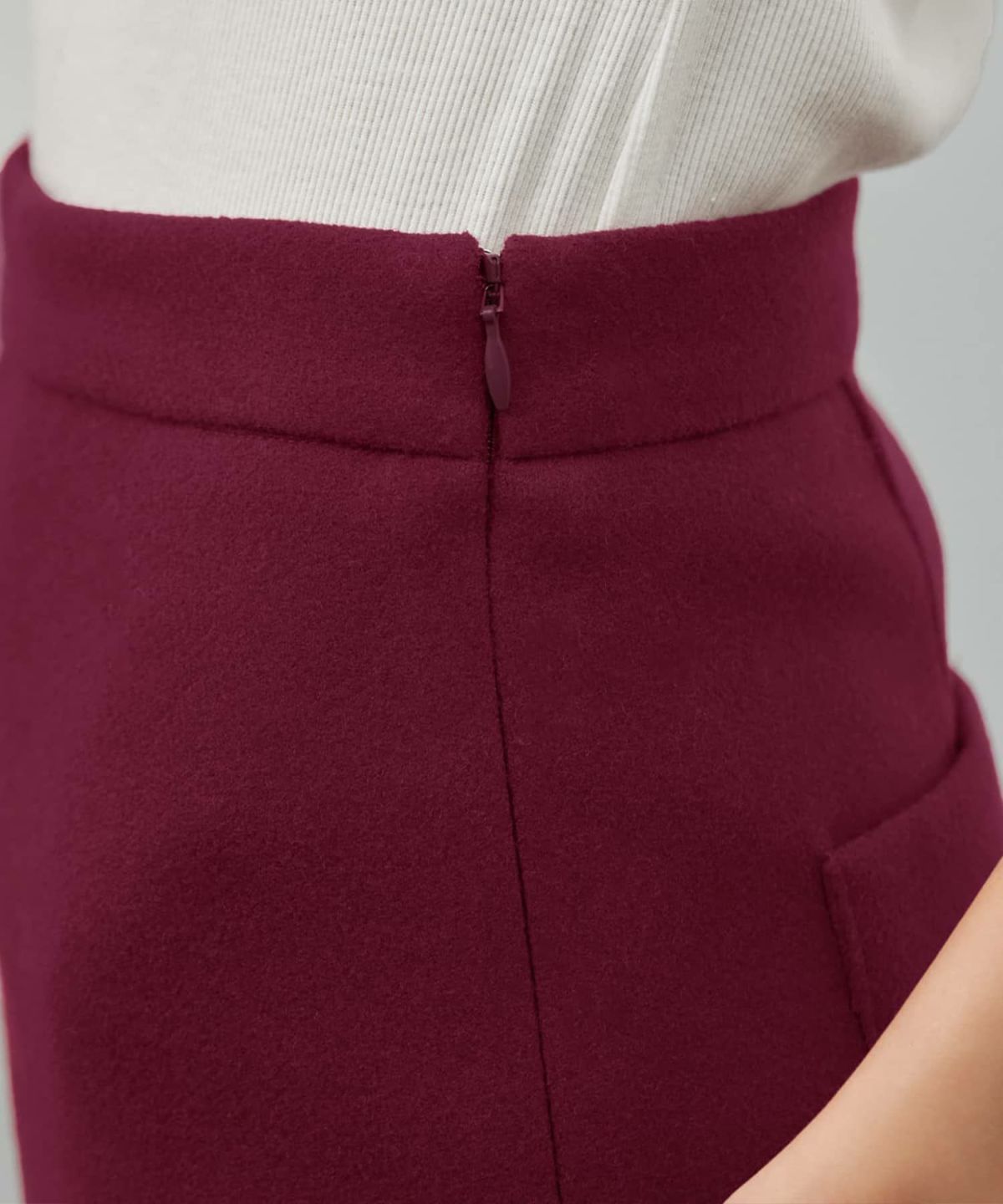 着用イメージ 173cm S-02サイズ ボルドー