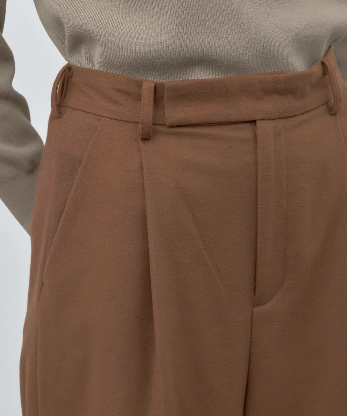 着用イメージ 173cm 02サイズ ブラウン