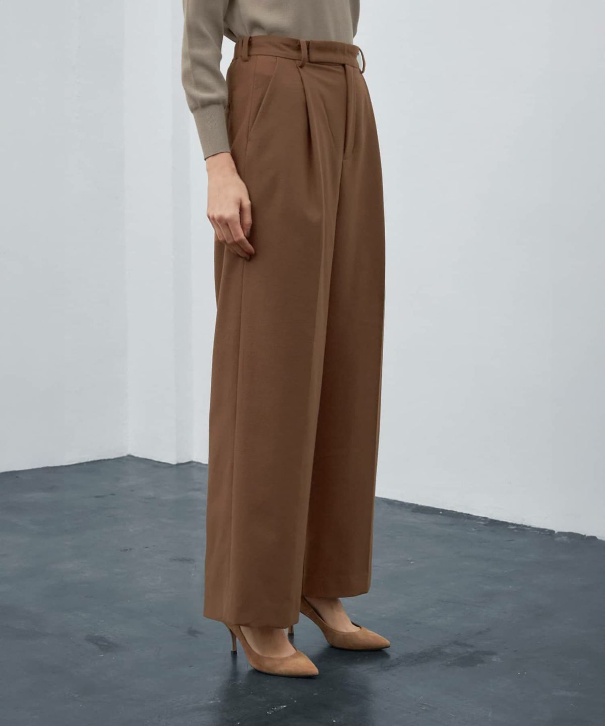 着用イメージ 173cm 02サイズ ブラウン