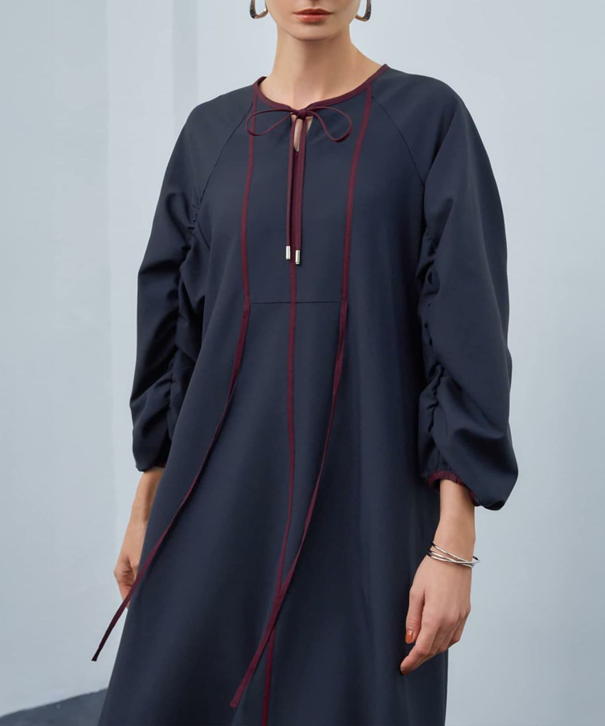 着用イメージ 173cm 着用サイズ 02 ネイビー