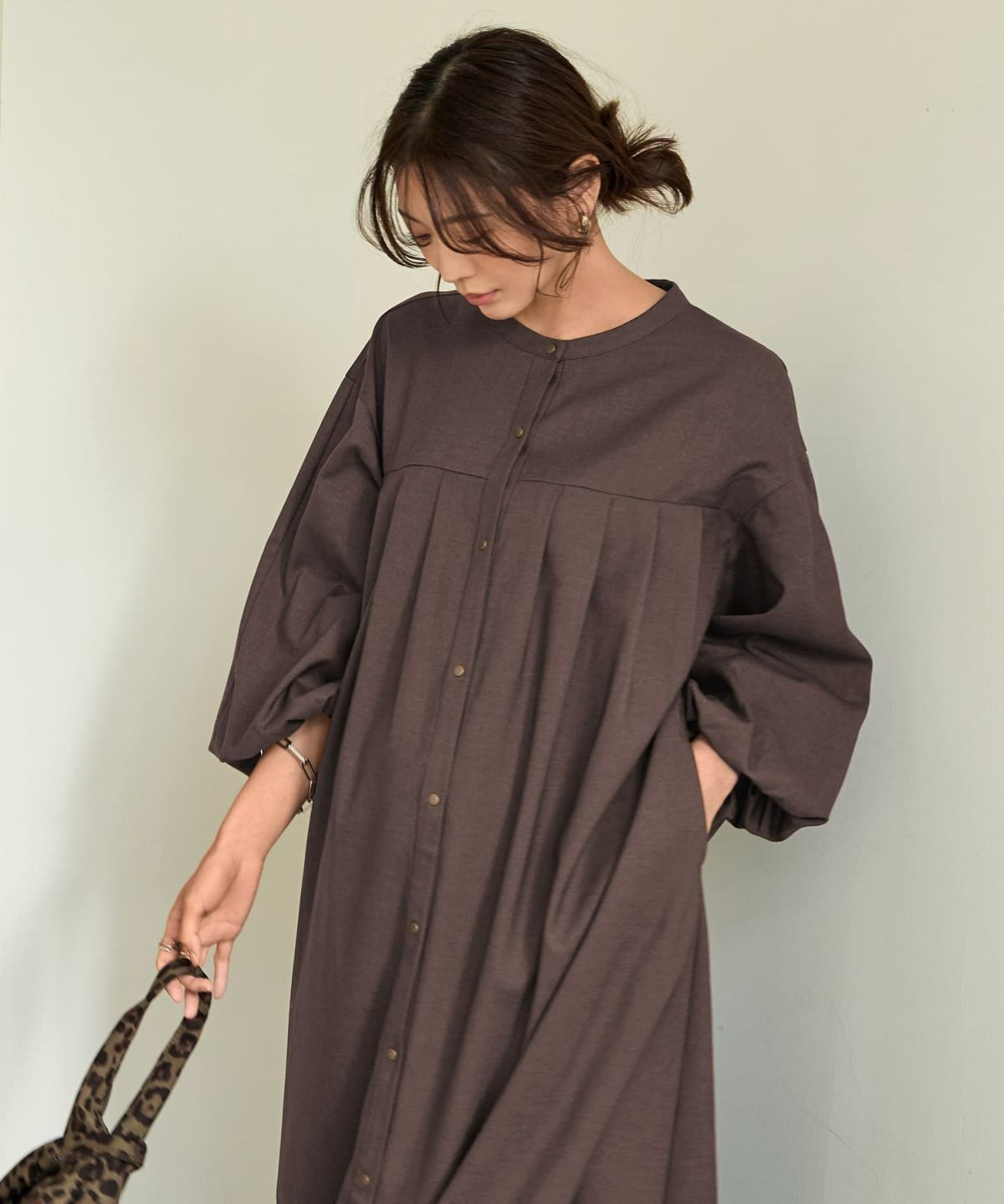 着用イメージ 166cm ブラウン 02サイズ