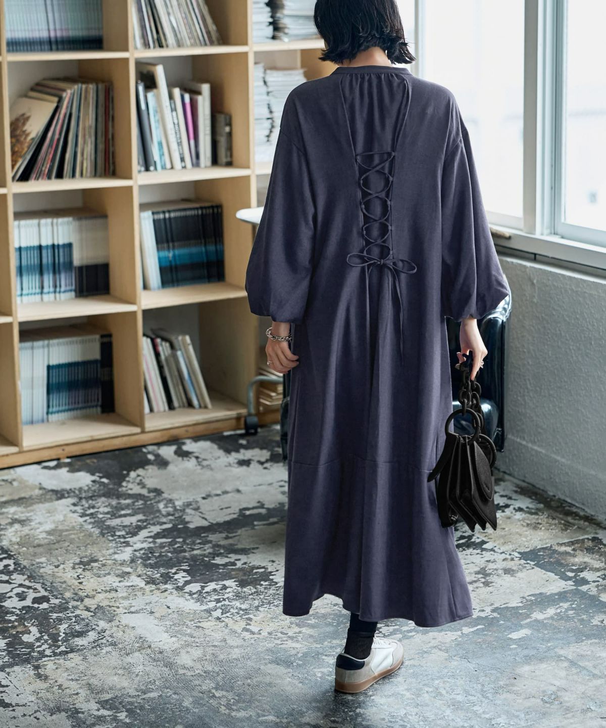 着用イメージ 165cm ダークブルー 02サイズ