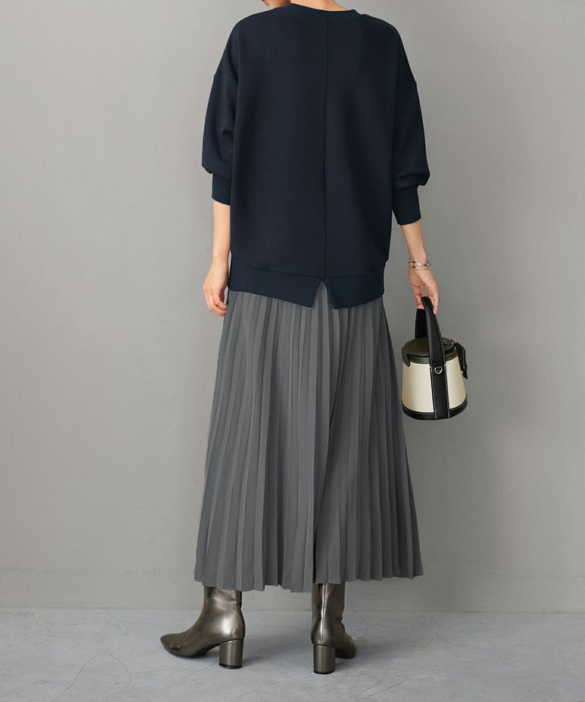 着用イメージ 168cm 着用サイズ S グレー