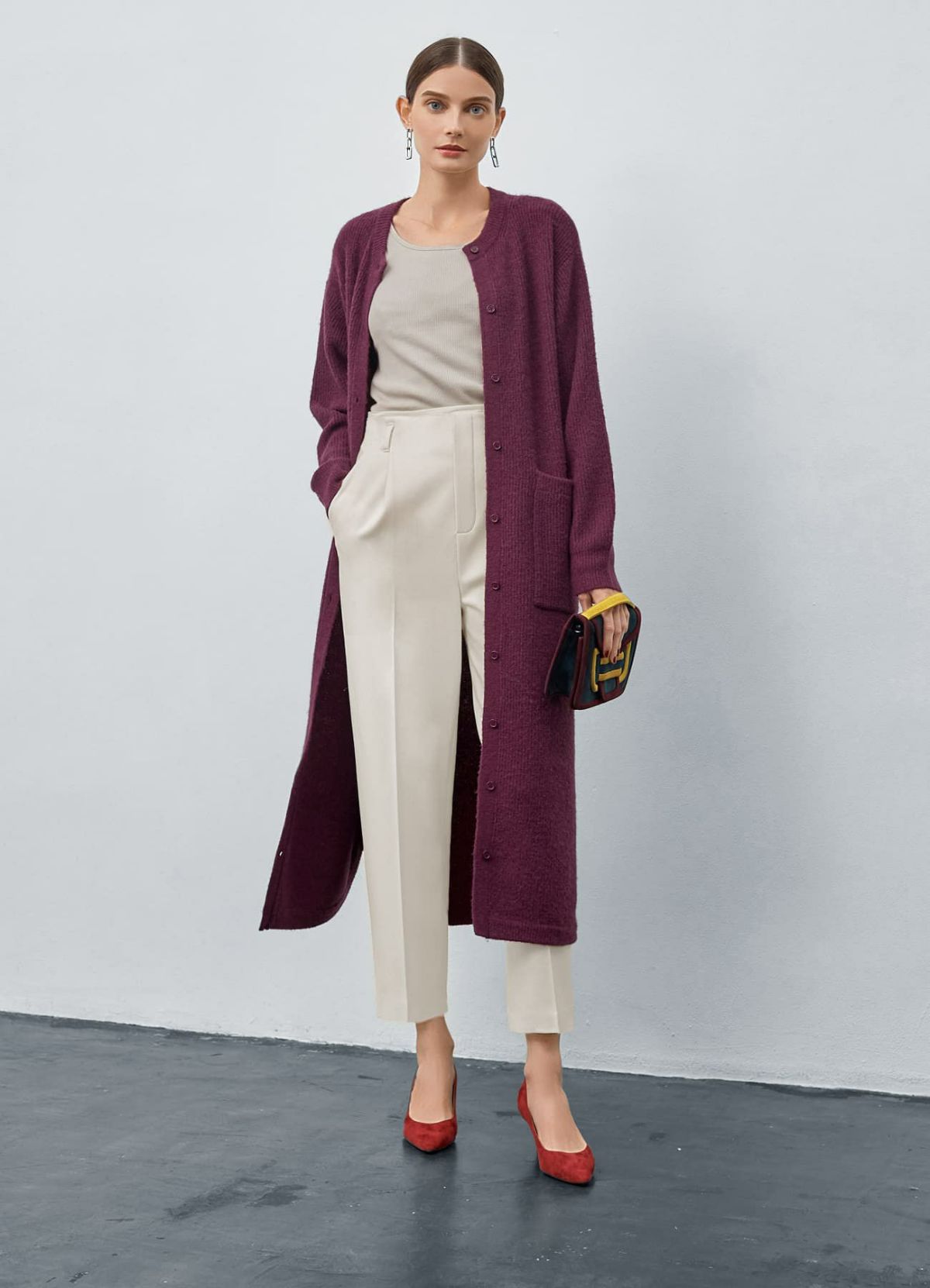 【Made in JAPAN】裏微起毛ストレッチパンツ