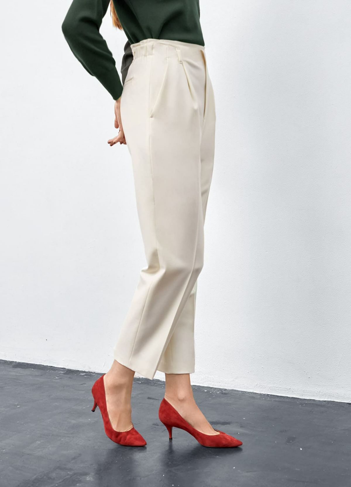 着用イメージ 173cm 着用サイズ S オフホワイト